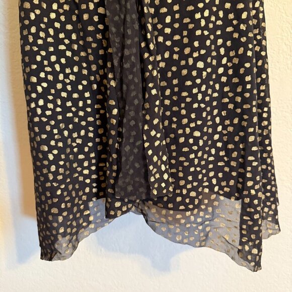 SWIMSUITS FOR ALL Sleeveless Crossback Top With Built-In Bra Gold Black - Picture 10 of 10